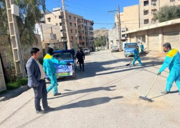آغاز عملیات پاک سازی محلات سطح شهر مسجدسلیمان