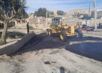 اجرای عملیات آسفالت بخشی از معابر مال شنبه