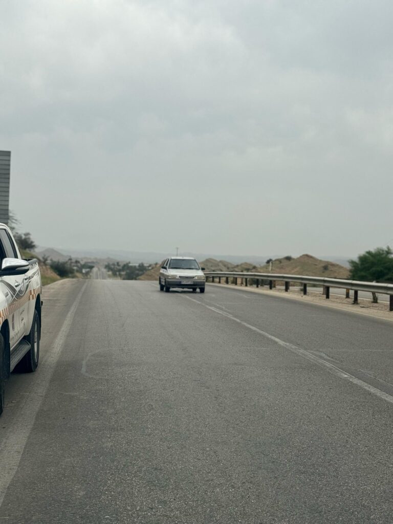 بازدید فرماندار شهرستان مسجدسلیمان از یک نقطه حادثه خیز جاده ای