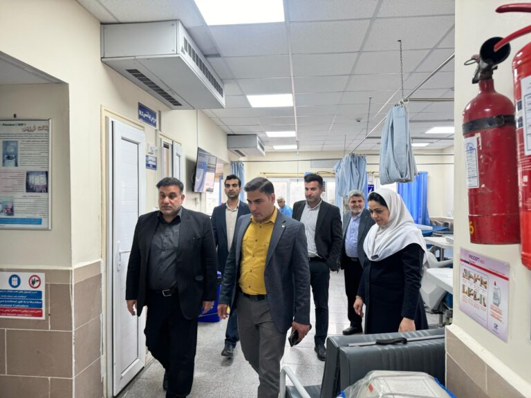 بازدید فرماندار شهرستان مسجدسلیمان از بیمارستان شفا بازدید فرماندار شهرستان مسجدسلیمان از بیمارستان شفا
