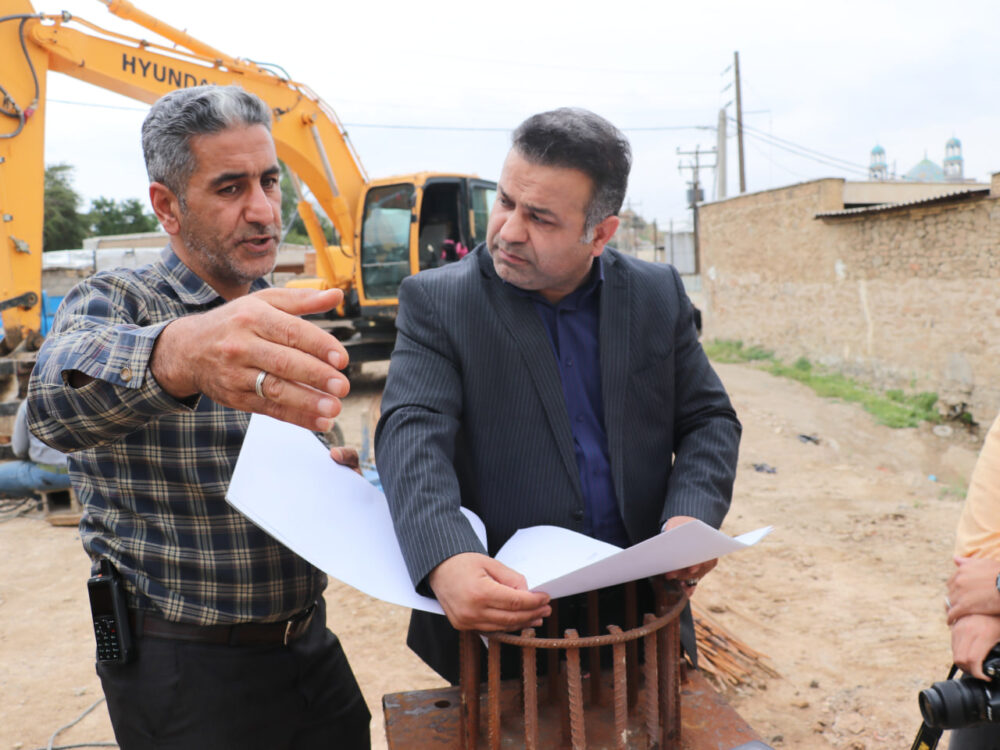 بازدید میدانی شهردار و اعضای شورای شهر مسجدسلیمان از برخی پروژه های شهری