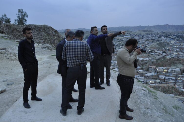 بازدید میدانی شهردار و اعضای شورای شهر مسجدسلیمان از برخی پروژه های شهری