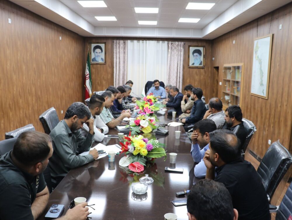 برگزاری جلسه کمیسیون عمران شورای شهر مسجدسلیمان با محوریت بررسی مشکلات پروژه‌های آلایندگی