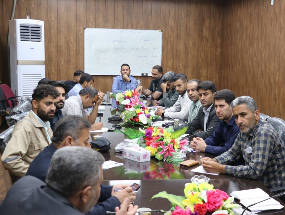 برگزاری جلسه کمیسیون عمران شورای شهر مسجدسلیمان با محوریت بررسی مشکلات پروژه‌های آلایندگی