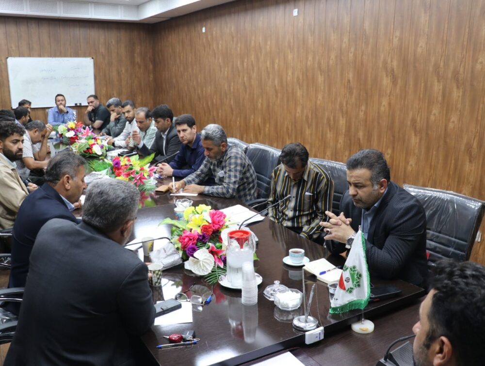 برگزاری جلسه کمیسیون عمران شورای شهر مسجدسلیمان با محوریت بررسی مشکلات پروژه‌های آلایندگی