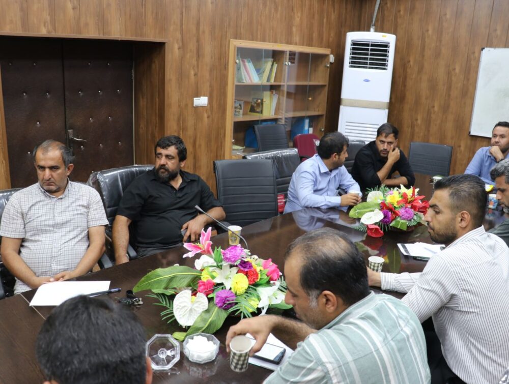 برگزاری جلسه کمیسیون عمران شورای شهر مسجدسلیمان با محوریت بررسی مشکلات پروژه‌های آلایندگی
