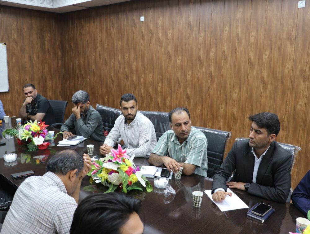 برگزاری جلسه کمیسیون عمران شورای شهر مسجدسلیمان با محوریت بررسی مشکلات پروژه‌های آلایندگی