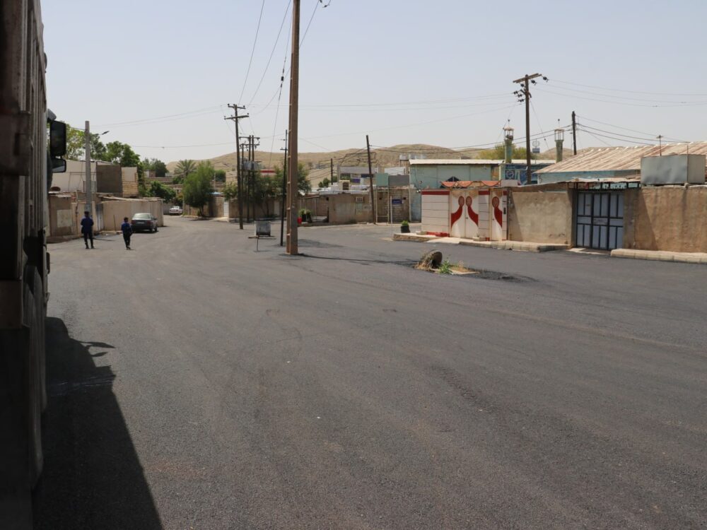 بازدید شهردار مسجدسلیمان از آسفالت‌ریزی محله کولرشاپ / ارتقاء کیفیت زندگی با بهبود زیرساخت های شهری