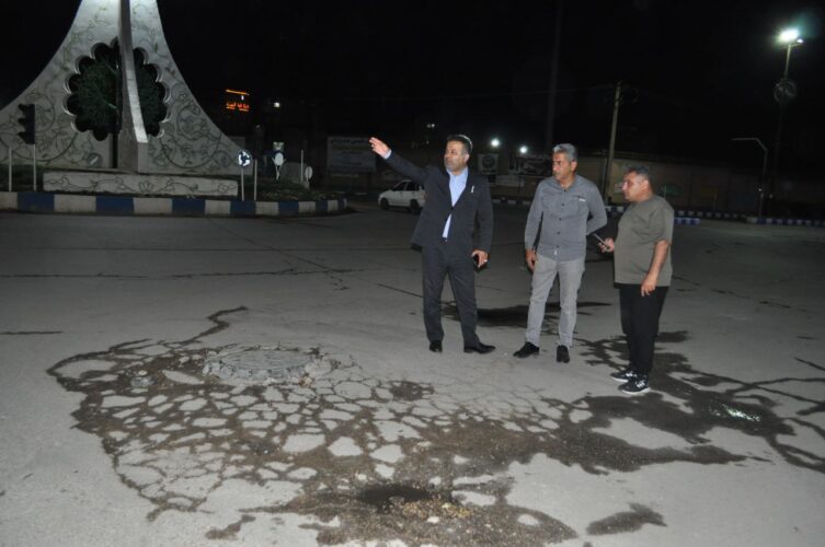 استفاده از جداول نوری در پروژه اصلاح هندسی میدان جانباز