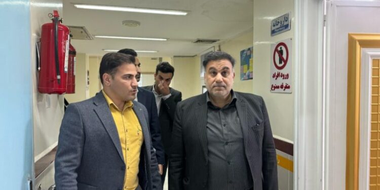 بازدید فرماندار شهرستان مسجدسلیمان از بیمارستان شفا بازدید فرماندار شهرستان مسجدسلیمان از بیمارستان شفا