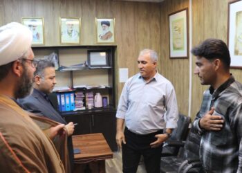 بازدید شهردار مسجدسلیمان از واحدهای مختلف شهرداری مسجدسلیمان به منظور تبریک سال نو