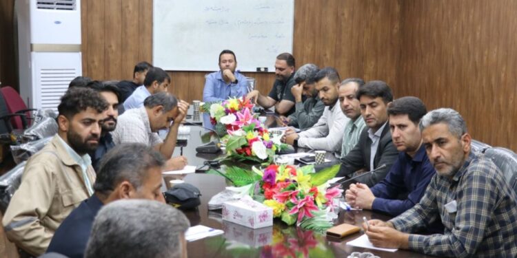 برگزاری جلسه کمیسیون عمران شورای شهر مسجدسلیمان با محوریت بررسی مشکلات پروژه‌های آلایندگی