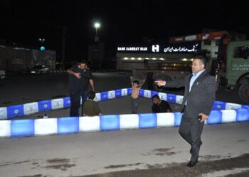 استفاده از جداول نوری در پروژه اصلاح هندسی میدان جانباز