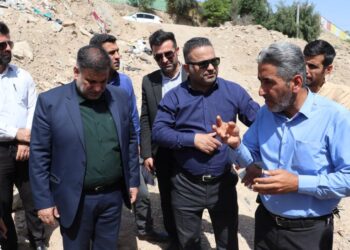 آغاز مجدد عملیات اجرایی پل مالجونکی با حضور شهردار و فرماندار مسجدسلیمان