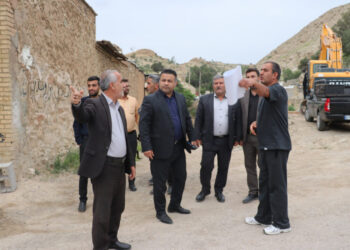 بازدید میدانی شهردار و اعضای شورای شهر مسجدسلیمان از برخی پروژه های شهری