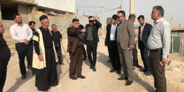 بازدید شهردار مسجدسلیمان به همراه فرماندار از منطقه محروم تلخاب بازدید شهردار مسجدسلیمان به همراه فرماندار از منطقه محروم تلخاب
