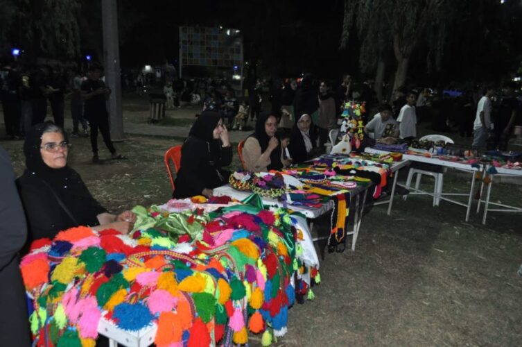 مسجدسلیمان غرق در نور و شادی در جشن بزرگ دهه کرامت