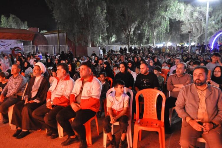 مسجدسلیمان غرق در نور و شادی در جشن بزرگ دهه کرامت