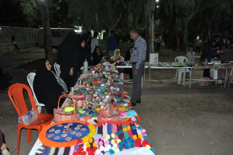 مسجدسلیمان غرق در نور و شادی در جشن بزرگ دهه کرامت