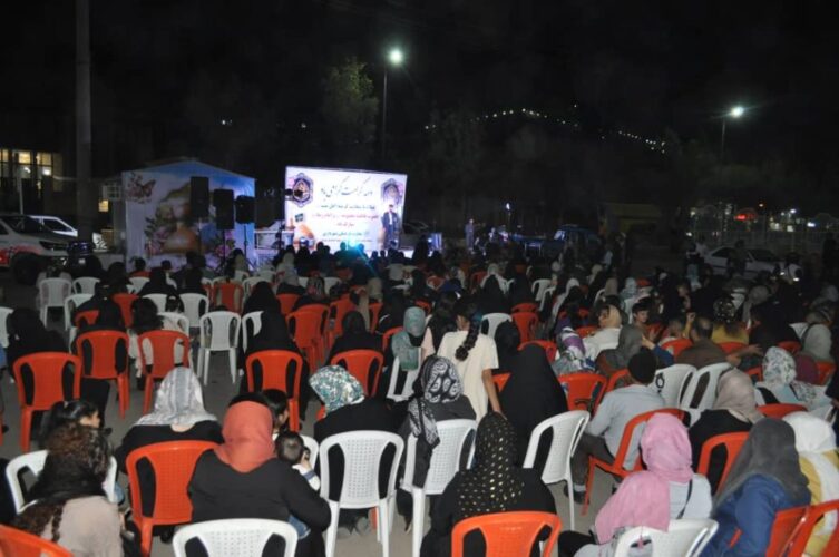 مسجدسلیمان غرق در نور و شادی در جشن بزرگ دهه کرامت
