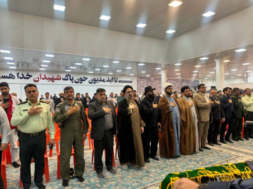 مراسم بزرگداشت شهدای خدمت در مسجد سلیمان برگزار شد