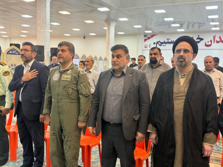 مراسم بزرگداشت شهدای خدمت در مسجد سلیمان برگزار شد