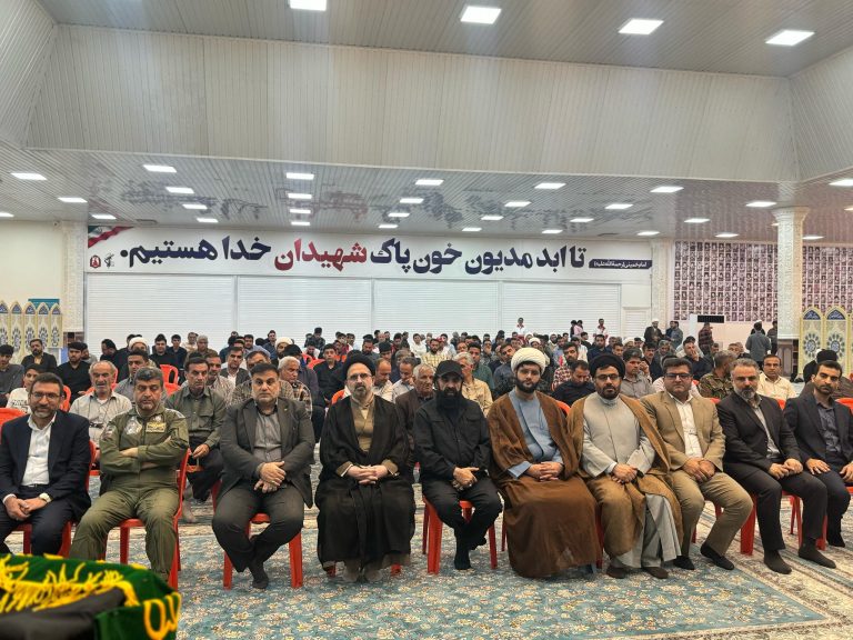 مراسم بزرگداشت شهدای خدمت در مسجد سلیمان برگزار شد