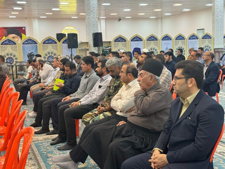 مراسم بزرگداشت شهدای خدمت در مسجد سلیمان برگزار شد