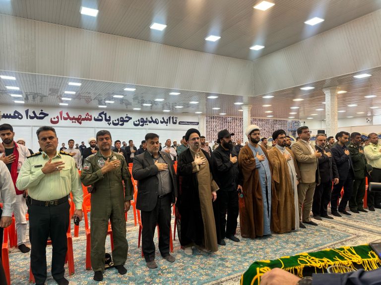 مراسم بزرگداشت شهدای خدمت در مسجد سلیمان برگزار شد