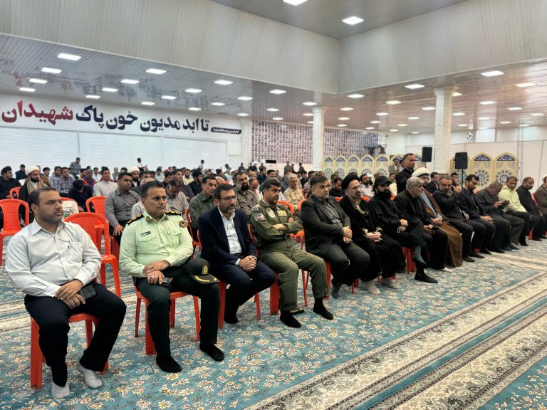 مراسم بزرگداشت شهدای خدمت در مسجد سلیمان برگزار شد