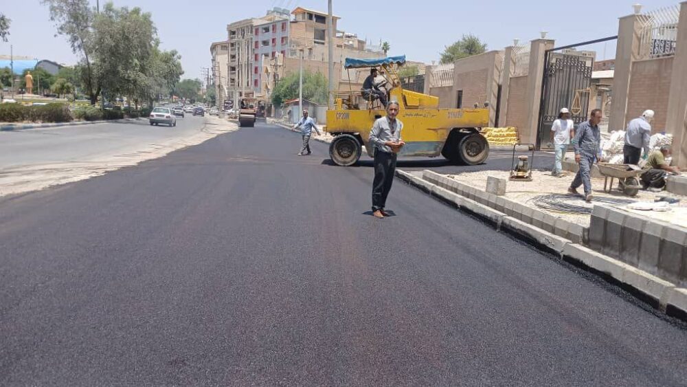 تعریض و بهسازی محور سه‌راه مال‌شنبه تا پنج‌بنگله به سرانجام رسید