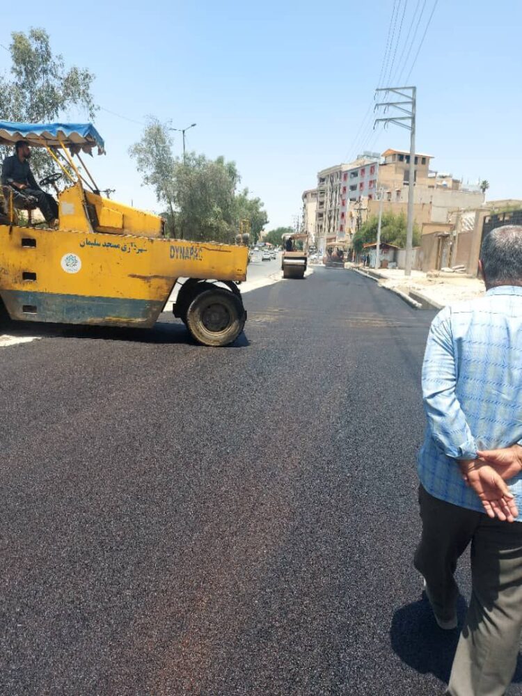 تعریض و بهسازی محور سه‌راه مال‌شنبه تا پنج‌بنگله به سرانجام رسید