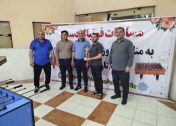 برگزاری مسابقات ورزشی کارکنان شهرداری مسجدسلیمان به مناسبت روز کارگر