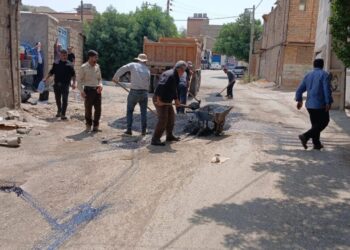 بهسازی معابر نفتون و سرکوره‌ها با دستور شهردار کلید خورد