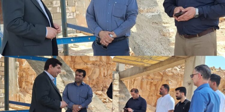 بازدید حسین کیانی، فرماندار شهرستان و مسئولین استانی از شهرک صنعتی اندیکا با محوریت احیای ظرفیت های صنعتی