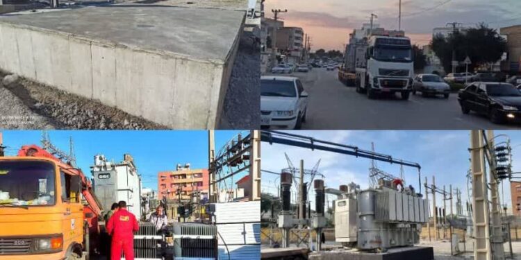 فرماندار شهرستان مسجدسلیمان از تعویض ترانسفورماتور پست برق مالکریم با ظرفیت ۲۷مگاولت آمپر خبر داد