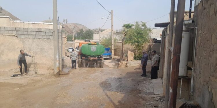 آغاز عملیات زیرسازی کوی شهید شکرالله راکی در منطقه نمره هشت