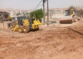 آغاز عملیات زیرسازی مسیر دسترسی سرتپه بازار چشمه‌علی