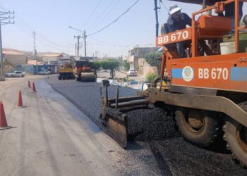 آغاز عملیات آسفالت محور اصلی با تأکید شهردار مسجدسلیمان