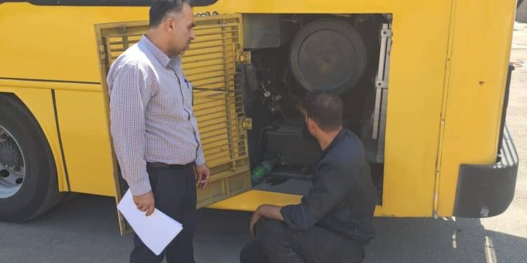 بازگشت اتوبوس‌های بازسازی‌شده به مسجدسلیمان