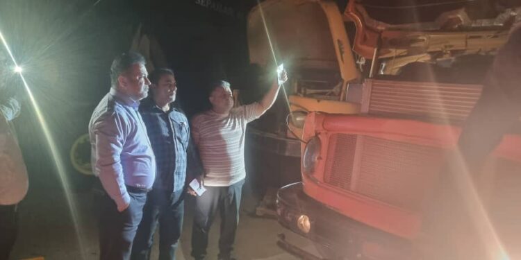 اورهال ماشین‌آلات عمرانی شهرداری مسجدسلیمان پس از سال‌ها توقف