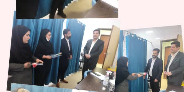 تقدیر فرماندار اندیکا از پرستاران بیمارستان محلی شهدای اندیکا