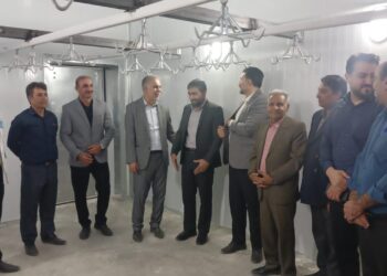 افتتاح سردخانه کشتارگاه دام شهرداری لالی