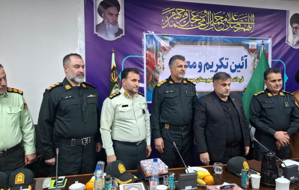 تکریم ومعارفه فرمانده انتظامی شهرستان مسجد سلیمان برگزار شد / سرهنگ علی عباسی فرمانده انتظامی مسجد سلیمان شد