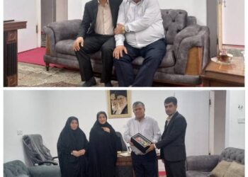 دیدار با خیر نیکوکار حاج اکبر جمالپور و رایزنی برای ارتقاء خدمات حمایتی