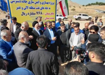 پروژه بهسازی و ایمن سازی جاده عنبر به لالی با 768میلیارد ریال اعتبار کلنگ زنی شد