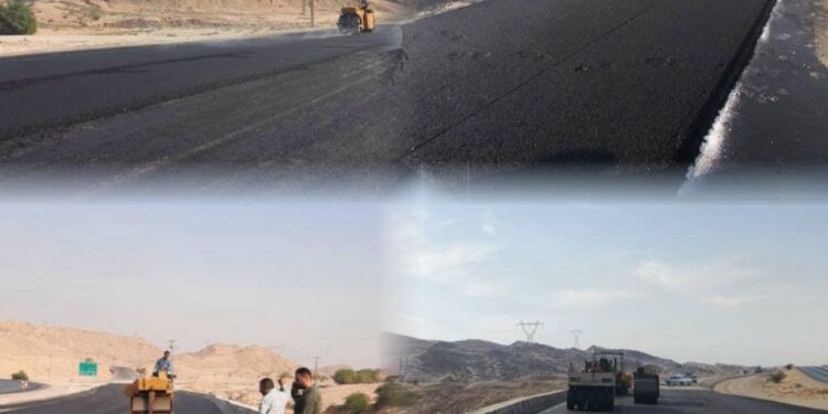 اتمام عملیات روکش آسفالت جاده آبگاه با پیگیری دکتر رضا جباری