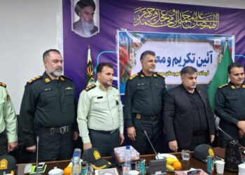 تکریم ومعارفه فرمانده انتظامی شهرستان مسجد سلیمان برگزار شد / سرهنگ علی عباسی فرمانده انتظامی مسجد سلیمان شد