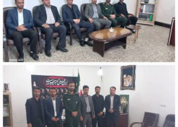 به مناسبت هفته بسیج ،دیدار پرسنل کمیته امداد اندیکا با فرمانده سپاه پاسداران