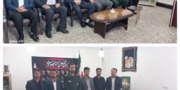 به مناسبت هفته بسیج ،دیدار پرسنل کمیته امداد اندیکا با فرمانده سپاه پاسداران